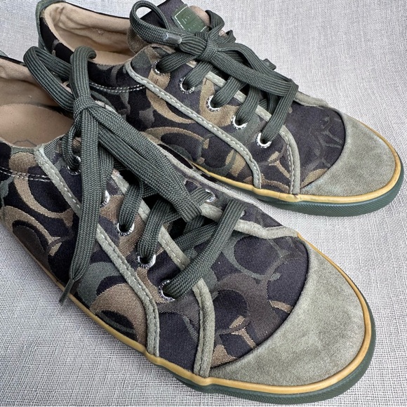 Coach Barrett Sneakers Olive Green - Picture 3 of 9